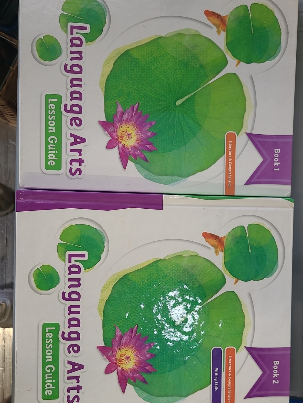 K12 Language Arts Lesson Guides Green Book Homeschool Curriculum Grades  1 & 2